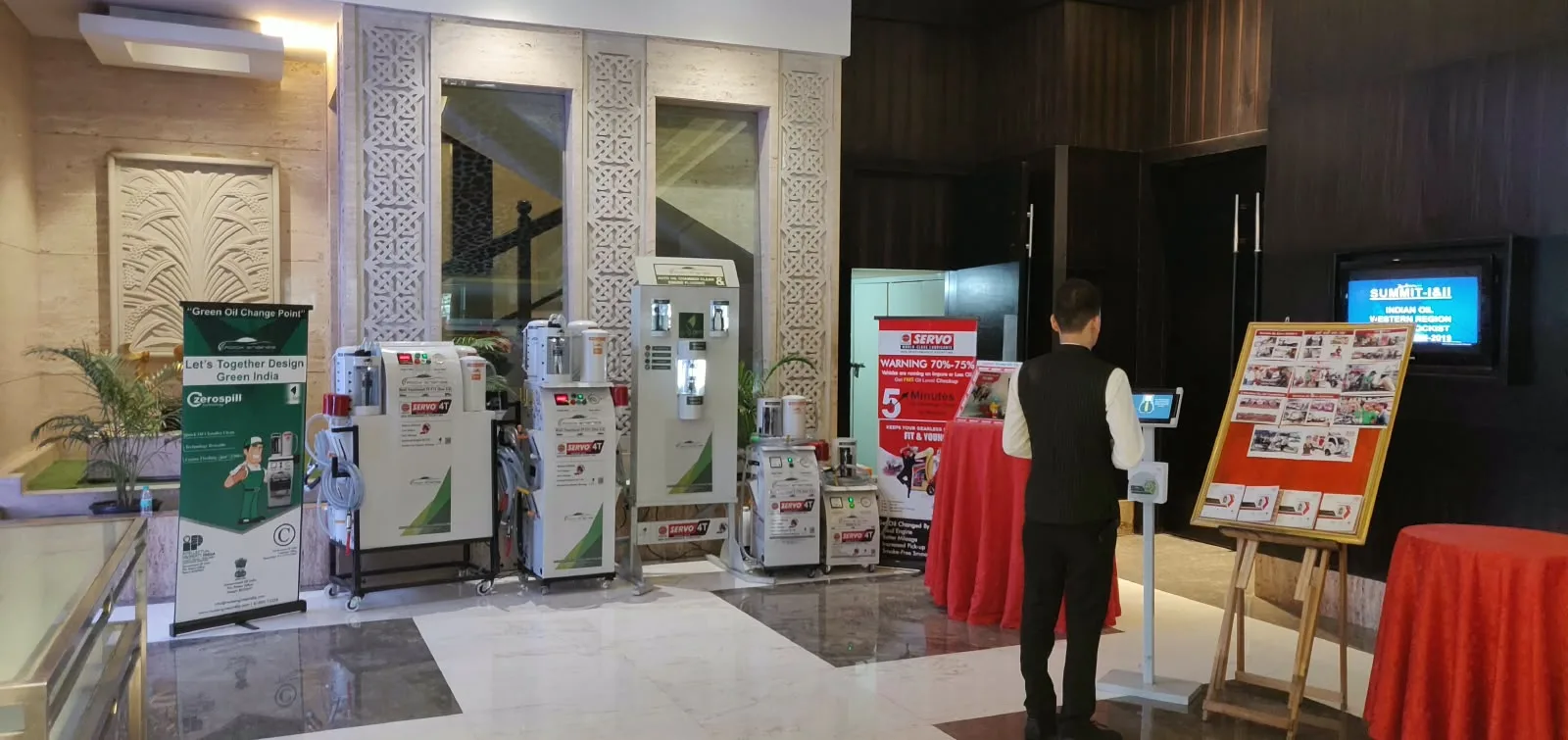 Rock Engines display at the All India IndianOil Stockist Meet, Radisson Blu, Indore