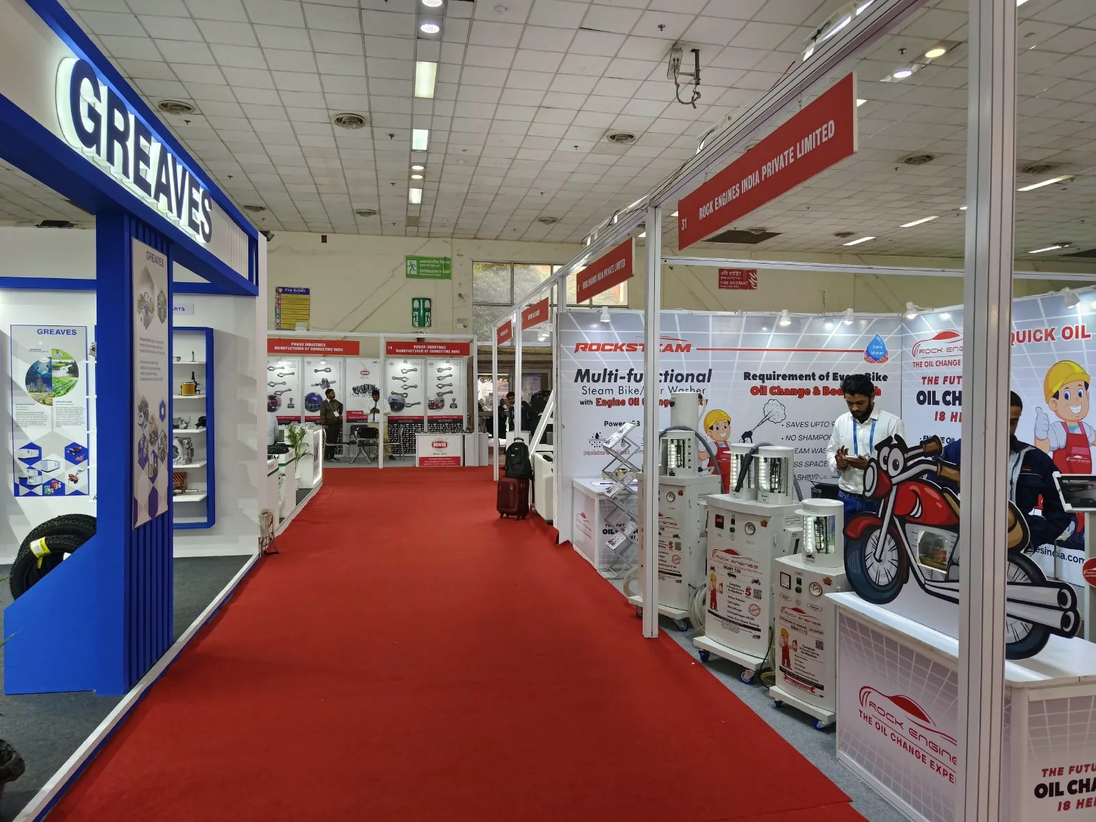 Rock Engines stall, Bharat Mobility Expo 2024