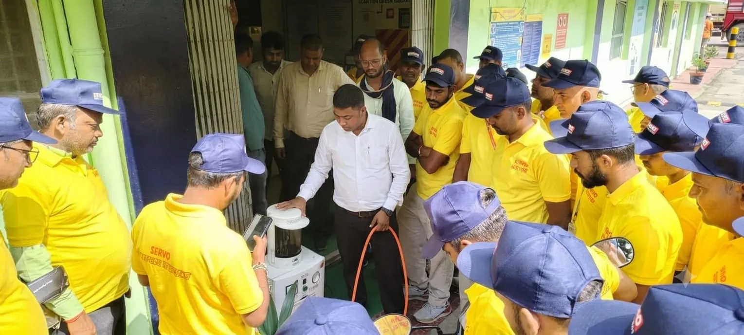 Oil change machine training camp at Indian Oil, Varanasi Divisional Office