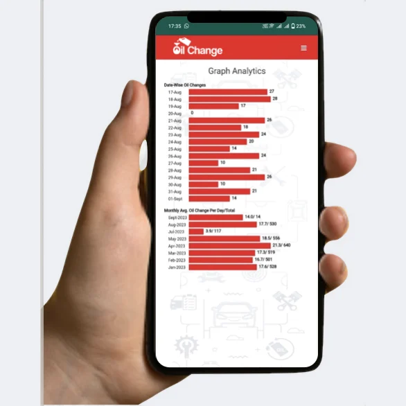 Rock Engines oil change app