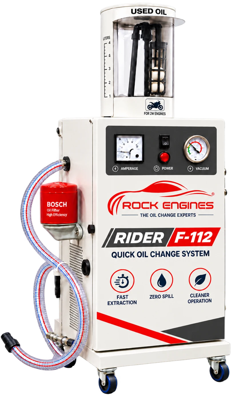Rider F-112 oil change machine